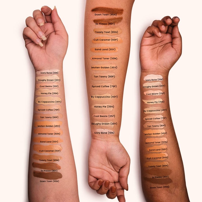 Earth Rhythm Earth Rhythm Matte Set Go Foundation with SPF 30 Pa  Hyaluronic Acid Niacinamide Acid Jojoba Oil  Lotus Extract  Smooth Finish Sun Protect  super Hydrating  Cult Caramel  30ml - Image 4