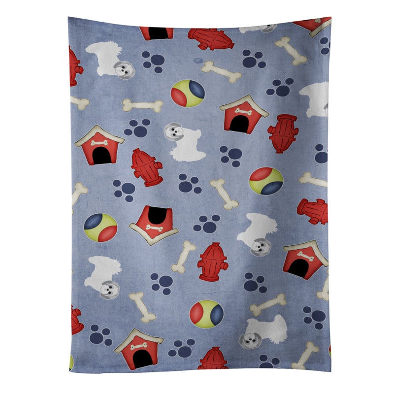 Caroline's Treasures ""Caroline's Treasures BB4119KTWL Dog House Collection Shih Tzu Kitchen Towel  25"""" x 15""""  Multicolor""