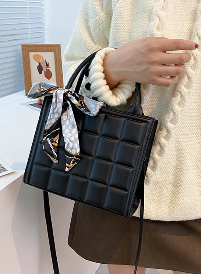 Women's Fashion Handbags - Multifunctional Shoulder Bag with Zipper Lightweight and Durable PU LeatherNew Trend Fashion Crossbody Bag Fashion Women's Handle Shoulder Bag - Image 3