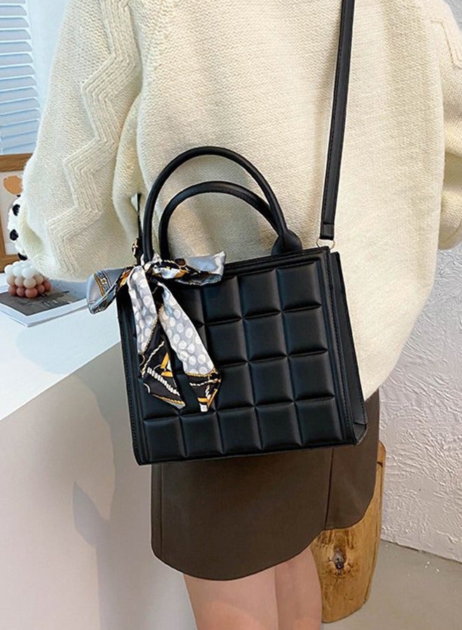 Women's Fashion Handbags - Multifunctional Shoulder Bag with Zipper Lightweight and Durable PU LeatherNew Trend Fashion Crossbody Bag Fashion Women's Handle Shoulder Bag - Image 4