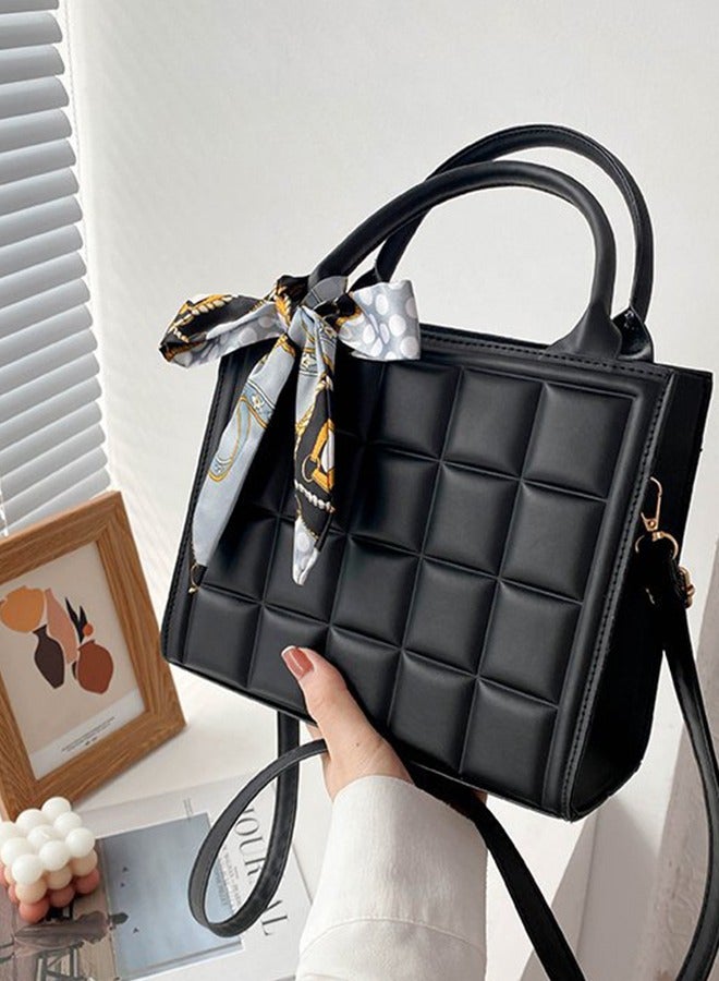 Women's Fashion Handbags - Multifunctional Shoulder Bag with Zipper Lightweight and Durable PU LeatherNew Trend Fashion Crossbody Bag Fashion Women's Handle Shoulder Bag - Image 5