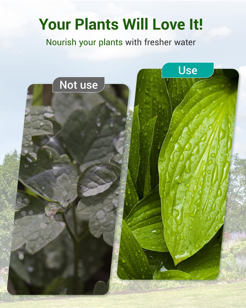 AQUACREST Garden Hose Water Filter for Plants, Greatly Reduces Chlorine, Odor, Improve Plants Health, Ideal for Organic Gardening, Farming and Pets, with Hose Protector - Image 3