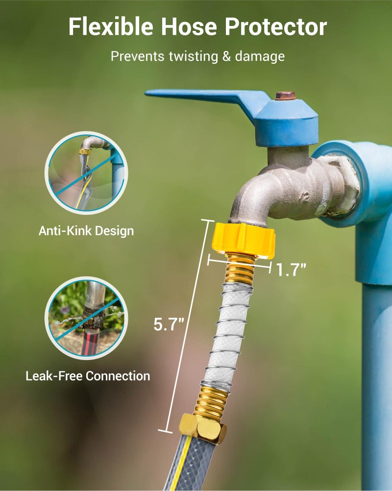 AQUACREST Garden Hose Water Filter for Plants, Greatly Reduces Chlorine, Odor, Improve Plants Health, Ideal for Organic Gardening, Farming and Pets, with Hose Protector - Image 5