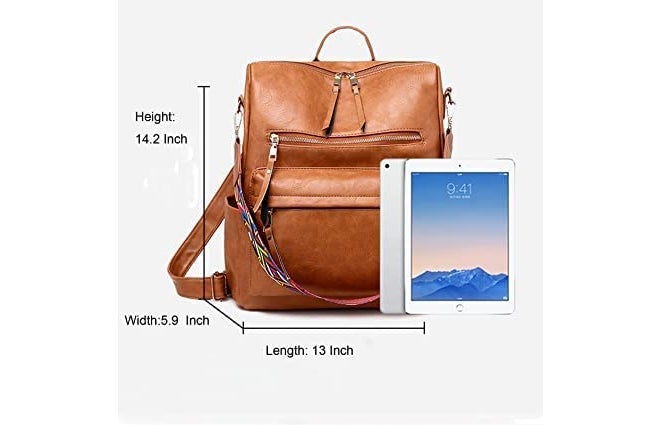 MUCHOVA Stylish Backpack for Women Basic Travel Bag for Stylish Women Lightweight College Backpack for Girls - Image 3