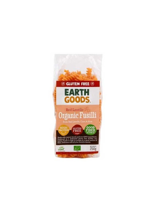 Fusilli, Red Lentil - 250g, Italy