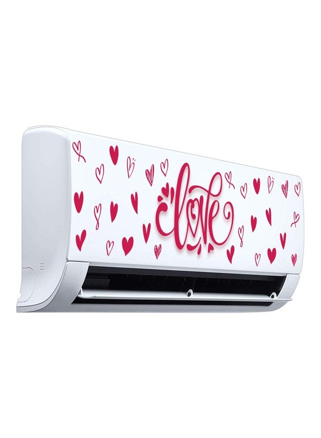 Decopix 'ac Sticker Fridge Sticker Wall Sticker Split Ac Stickers Air Conditioner Sticker - Standard Size (Fit for All Models/Sizes/Brands) (Vinyl, Multicolor)' - SM6046 - Image 2