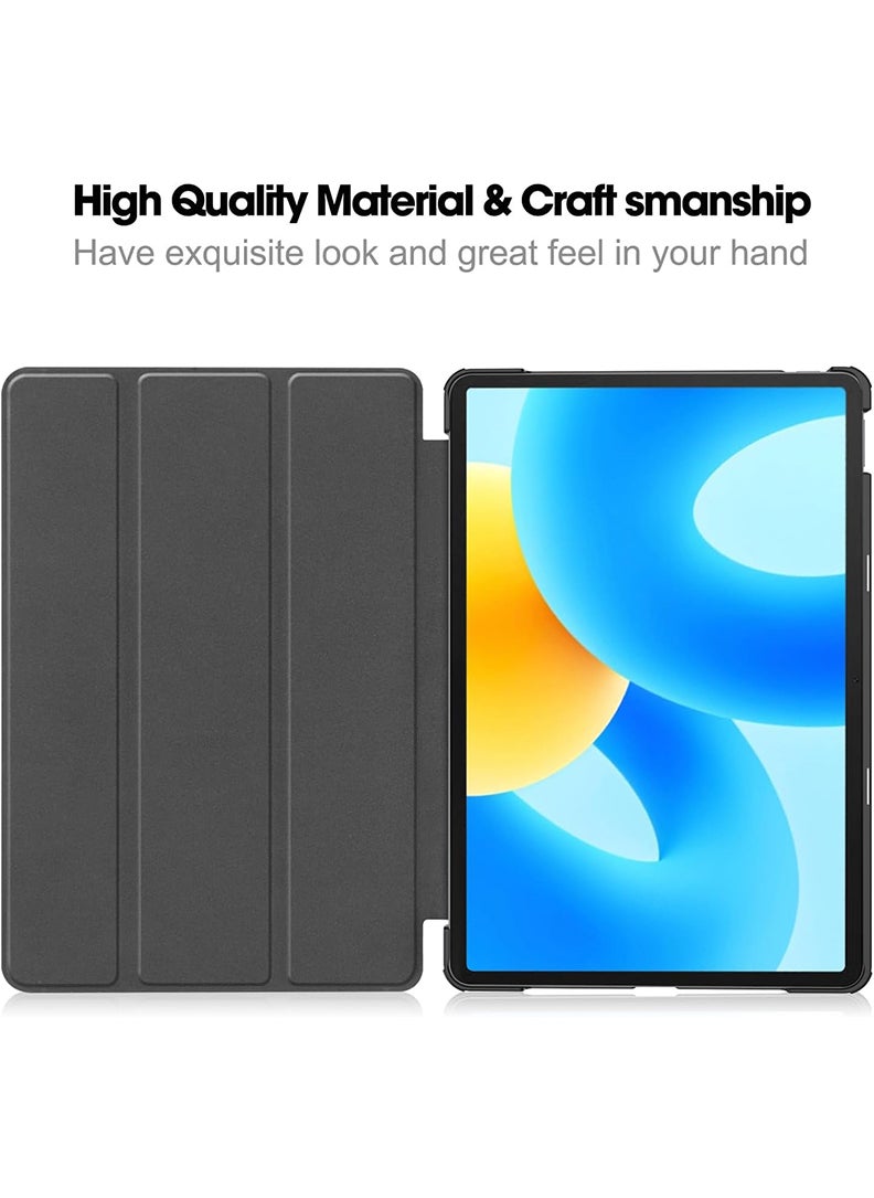 Theodor - Protective Flip Case For Huawei MatePad 11.5 2023 With Trifold Stand Auto Wake Sleep Shockproof Cover Penguin Skid - Image 1