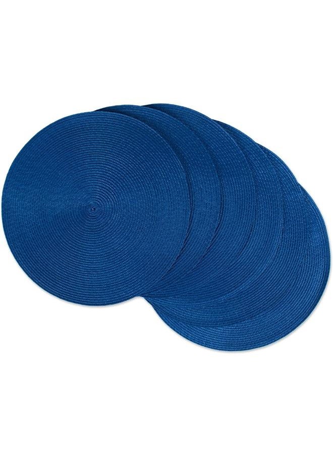 yongsheng Handmade Round Braided Placemats (15'' Set of 6), Double Sided, Heat Resistant, Table Mats for Hot Plates Pots Pans  - Image 2