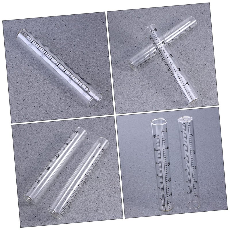 Rain Gauge Outdoor Rainfall Measuring Cup Set 4 Pieces Garden Water Collection Tool - Image 3