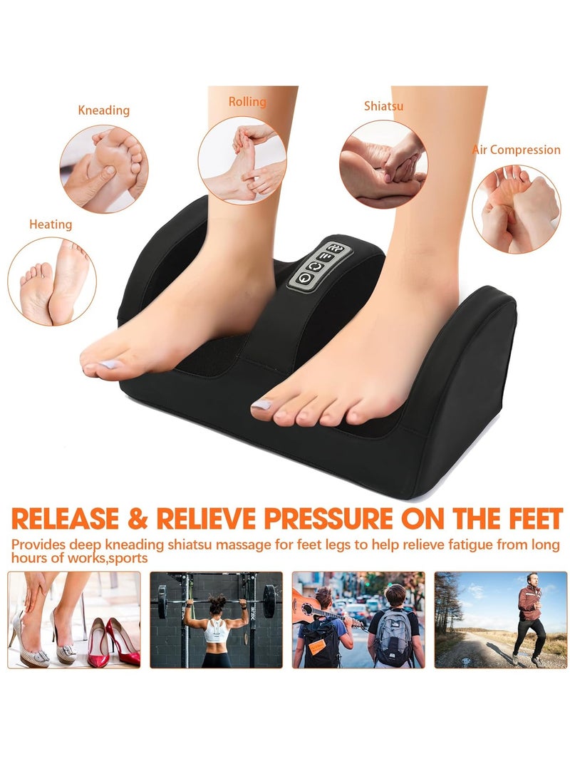 Houmt Electric Foot Massager with Heating Function, Foot and Calf Massager with Massage Roller Relaxes Leg Muscles Improves Blood Circulation Deep Tissue Massager for Foot Gift for Mom Dad and Friends  - Image 5