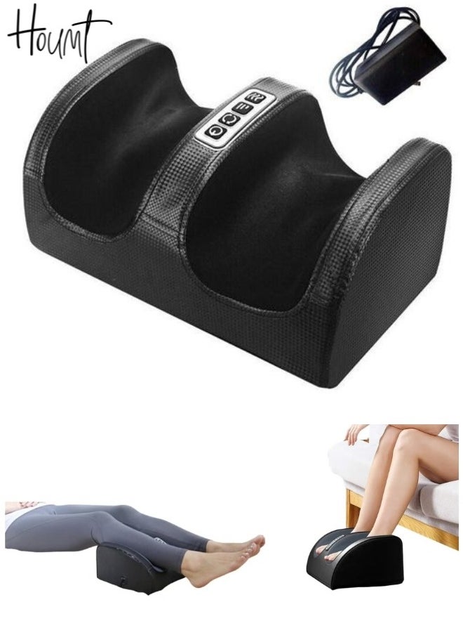 Houmt Electric Foot Massager with Heating Function, Foot and Calf Massager with Massage Roller Relaxes Leg Muscles Improves Blood Circulation Deep Tissue Massager for Foot Gift for Mom Dad and Friends  - Image 1