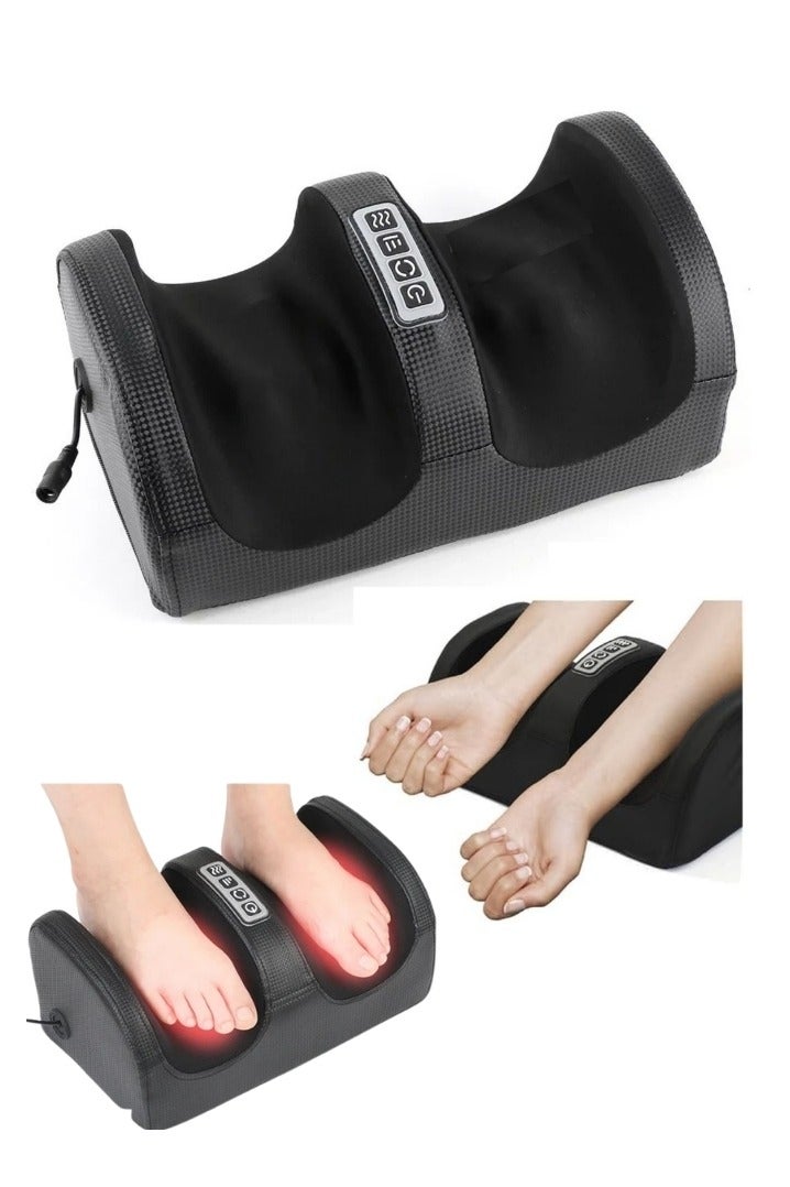 Generic Electric Foot Massager with Heating Function, Foot and Calf Massager with Massage Roller Relaxes Leg Muscles Improves Blood Circulation Deep Tissue Massager for Foot Gift for Mom Dad and Friends - Image 1