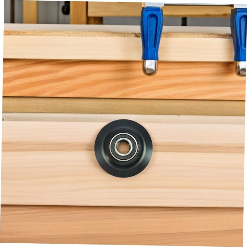 2pcs Black U Groove Barn Door Roller Wheels Sliding Door Pulley For Wardrobe Track Hardware - Image 5