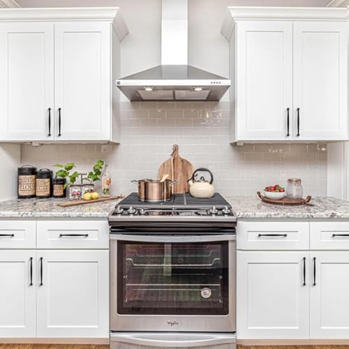 9BUILD 10 Pack 5 Inch Cabinet Pulls Matte Black Kitchen Cabinet Handles Cabinets Hardware Kitchen Handles for Cabinets Black Kitchens Pulls Cupboard Handle - Image 3