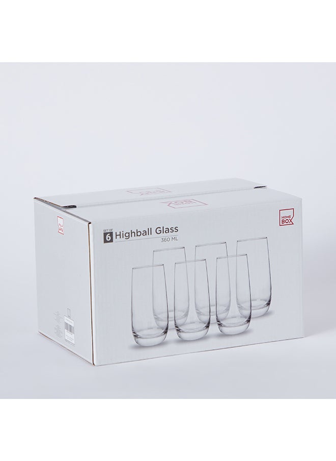 Home Box Aura Highball Glass - Set of 6  - Image 5