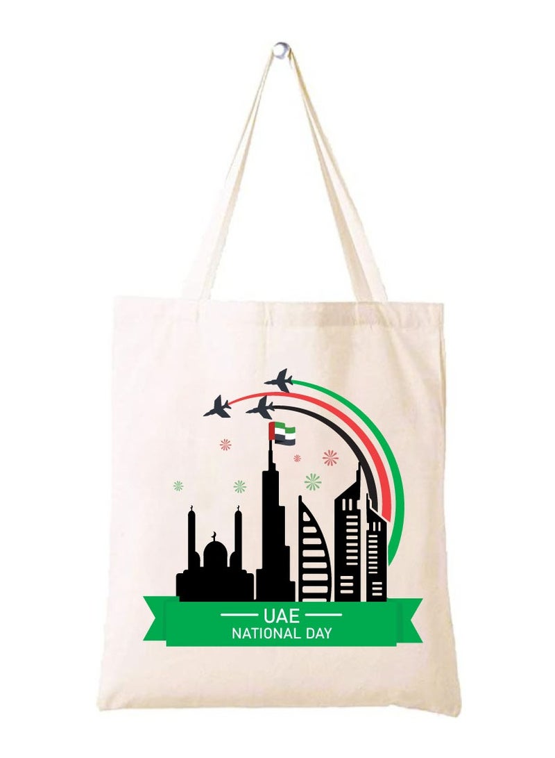 UAE National Day Printed Canvas Cotton Bags-Reusable Bags - Image 1