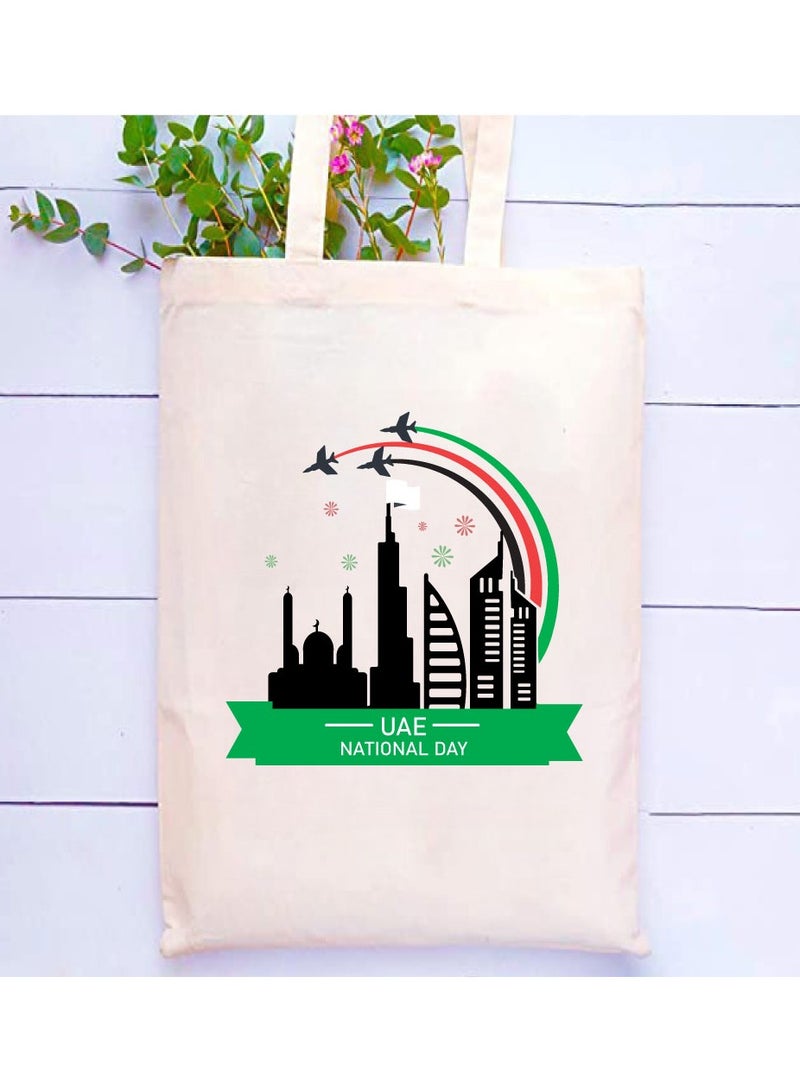 UAE National Day Printed Canvas Cotton Bags-Reusable Bags - Image 2