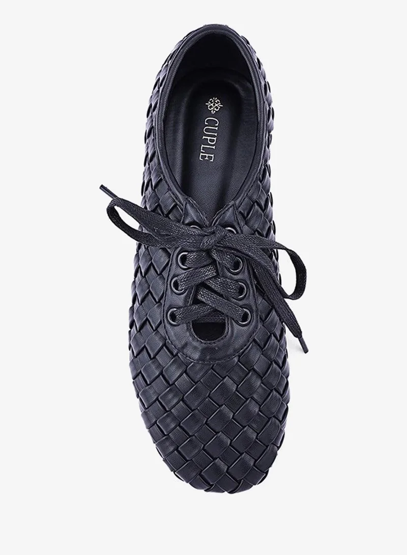 Cuple Black Comfortable flat shoes made for daily style. for Women | Best Price UAE