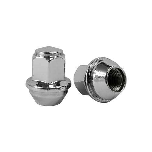Mysttoo 4PCS M14x1.5 Chrome Wheel Lug Stud Nut Set Compatible with 2015-2023 Ford Mustang Explorer Edge Fusion GT/Lincoln Continental MKZ MKX Aviator Nautilus 611-007 ACPZ1012D ACPZ1012M - Image 3