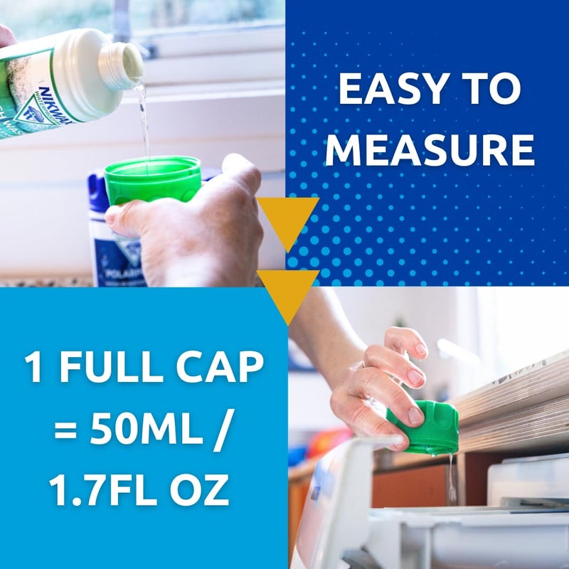 Nikwax Tech Wash 34 fl. oz Tech Wash Technical Cleaner for Jackets and Outerwear, Restores Waterproofing in Rain, Ski, and Snow Gear, Safe for Gore-Tex and DWR - Image 5