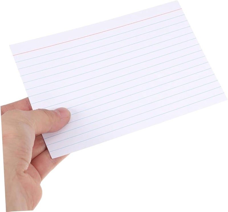 بطاقات الفهرس المبطنة باللون الأبيض 200 قطعة لتدوين الملاحظات والمشاريع الحرفية والاستخدام المكتبي - Image 5