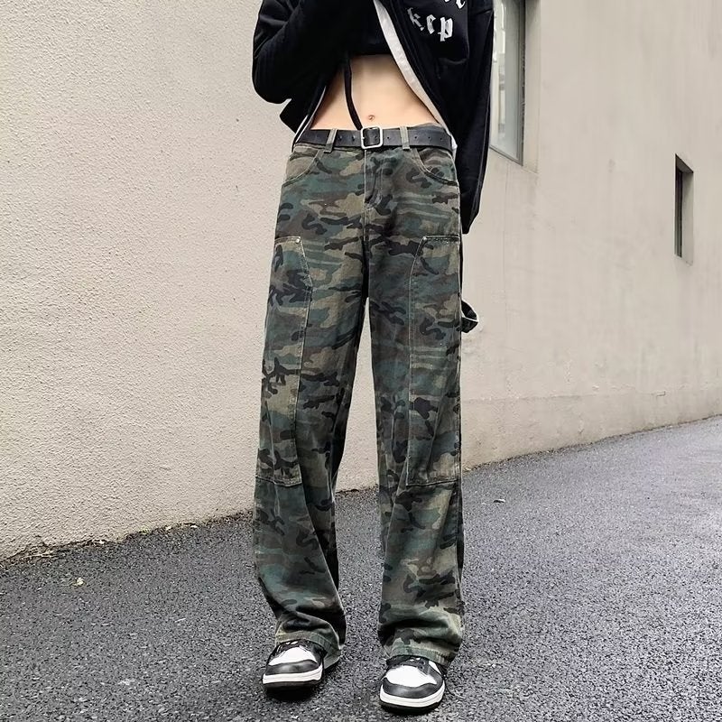 Tactical Camo Cargo Pants for Men Picture Color 