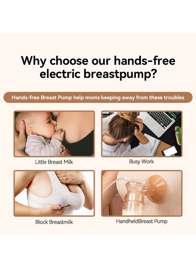 Electric Breast Pump, LED Display, Hands-Free Portable Milk Extractor, Wearable 3 Modes, Silent Automatic Milker 25.5mm - Image 4