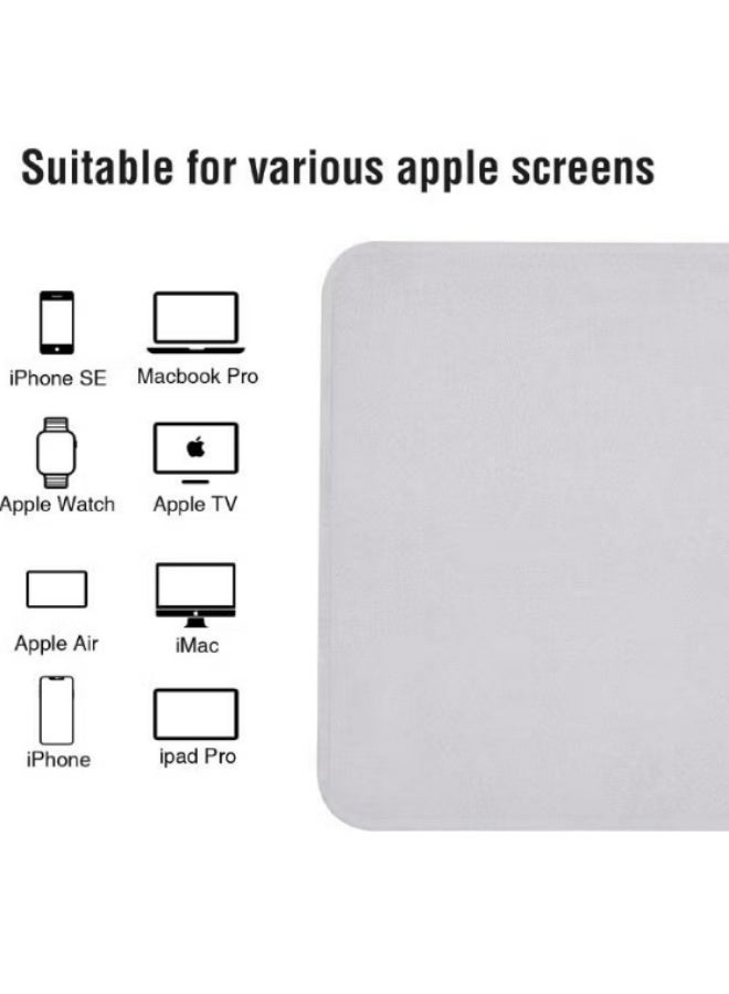 2-piece cleaning cloth, suitable for Apple devices, macbook, cameras and electronic products - soft, scratch-free polishing cloth - Image 3