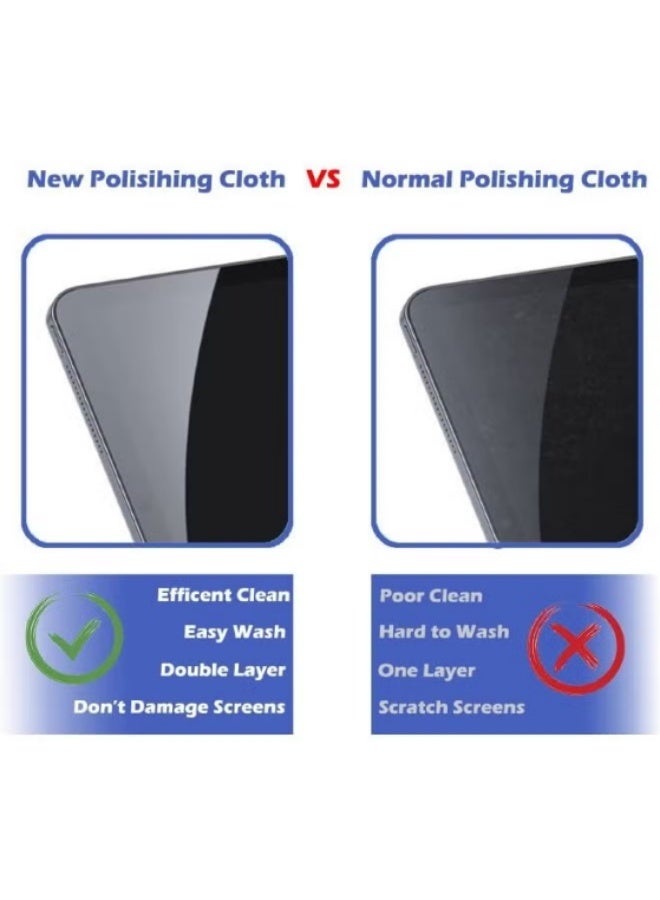 2-piece cleaning cloth, suitable for Apple devices, macbook, cameras and electronic products - soft, scratch-free polishing cloth - Image 5