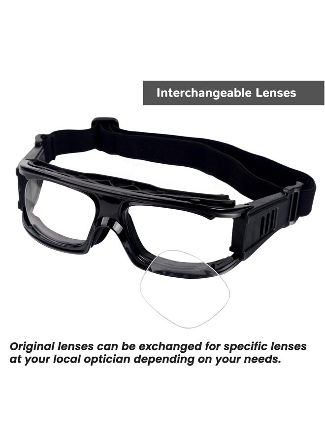 Sports Goggles Glasses Men Racquetball Basketball Football Eyewear Protective Glasses Shock Collision Lens Replaceable - Image 2