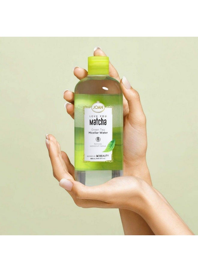 JOAH Love You Matcha Green Tea Micellar Water Makeup Remover 13.5 Ounce  - Image 3