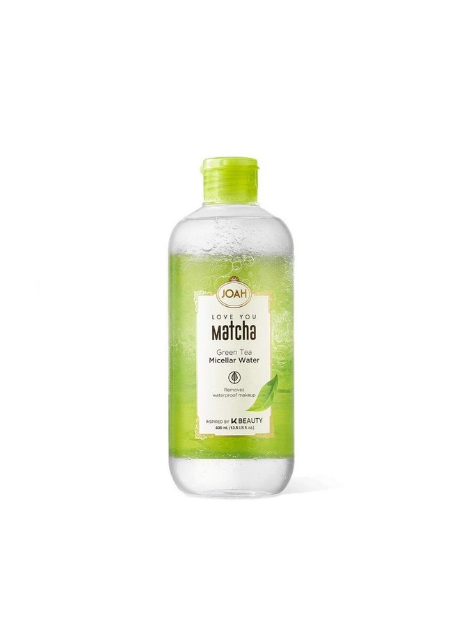 JOAH Love You Matcha Green Tea Micellar Water Makeup Remover 13.5 Ounce  - Image 2