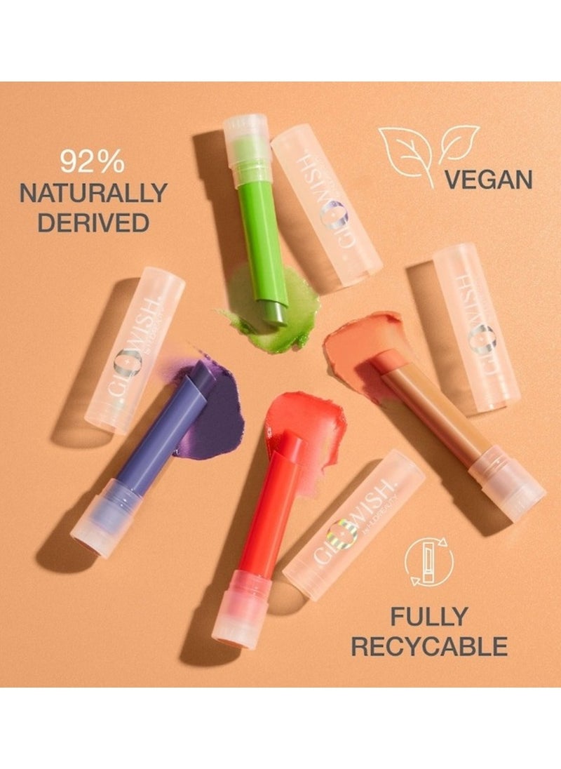 HUDA BEAUTY - HUDA BEAUTY Glowish Super Jelly Lip Balm – Coconut, Hydrating & Nourishing Lip Treatment with Natural Shine, 2.5g / 0.09 oz - Image 1