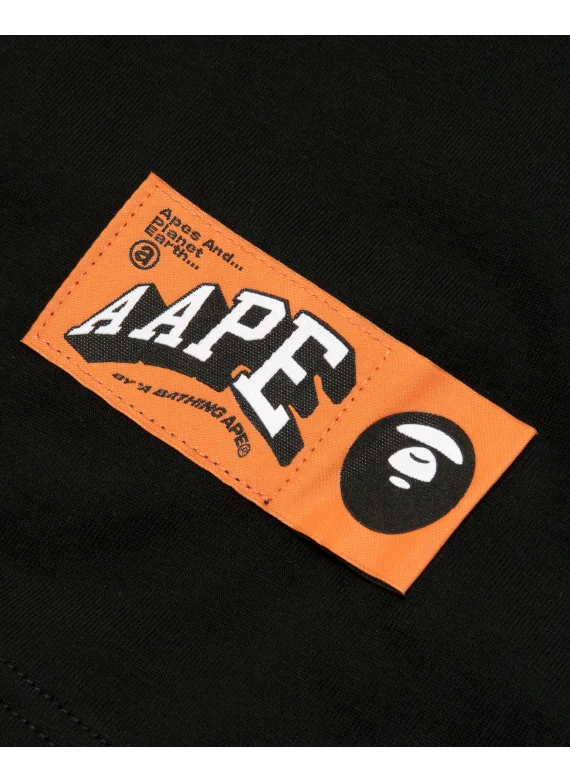 AAPE Moonface logo camo short sleeve tee