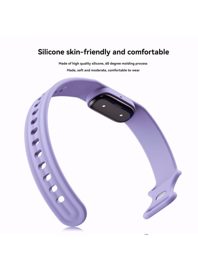 Band compatible with Google Fitbit Air ，Monochrome silicone butterfly buckle strap, Made of silicone material, Weighing 20g，Integrated style，Easy installation，Stain resistant and durable - Image 2