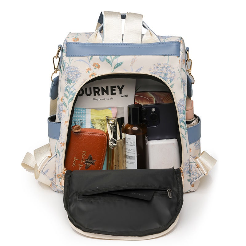 Literary Backpack For Women, High-End, Fresh And Lightweight, Niche Women'S Bag, Casual Large-Capacity Design Commuter Backpack - Image 5