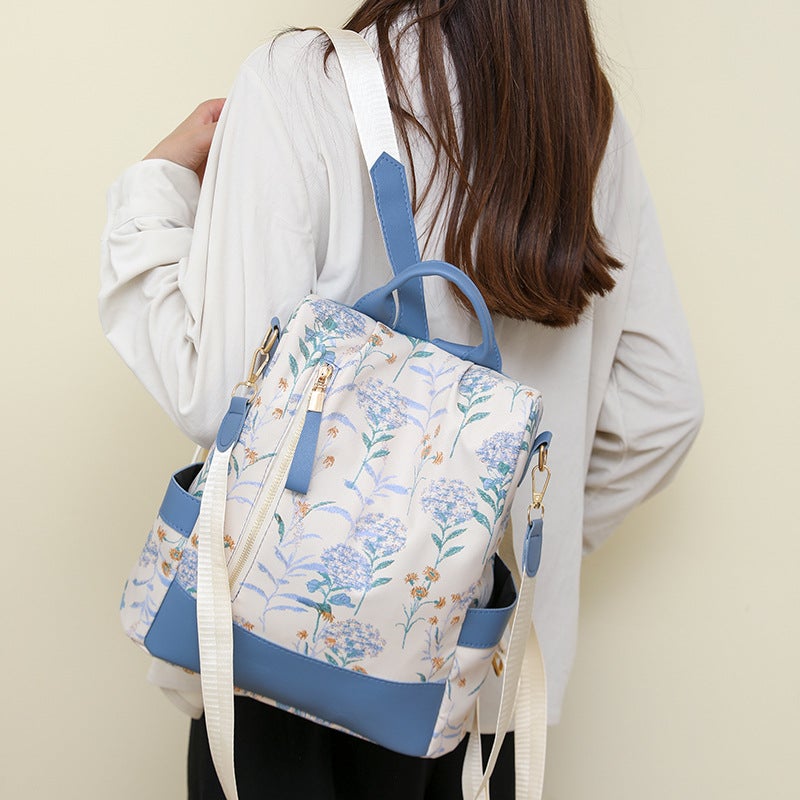 Literary Backpack For Women, High-End, Fresh And Lightweight, Niche Women'S Bag, Casual Large-Capacity Design Commuter Backpack - Image 2
