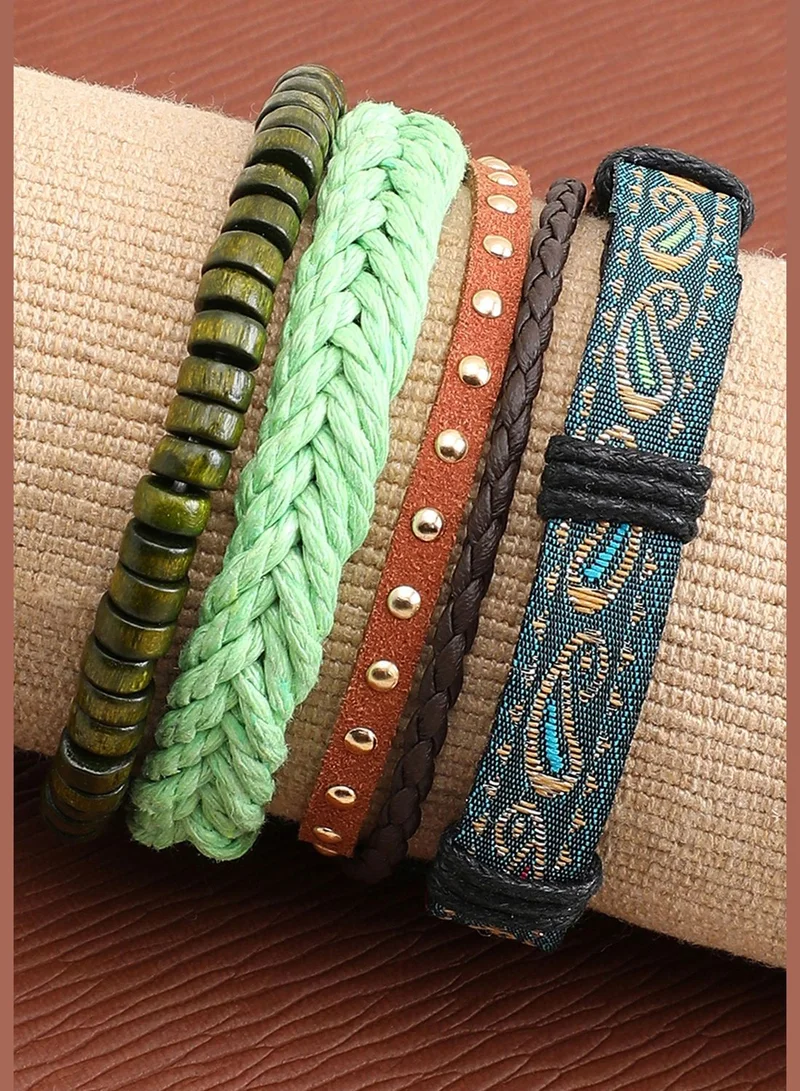 SOHI Trendy Casual PU Leather Designer Bracelet For Women