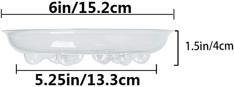 Idyllize Store 15 Pack Assorted Sizes 6 8 10 Inch Clear Thick Plastic Heavy Duty Sturdy Plant Saucer Drip Trays for pots, 5 Pieces of Each Size (Assorted Sizes 6'', 8'', 10'') - Image 2