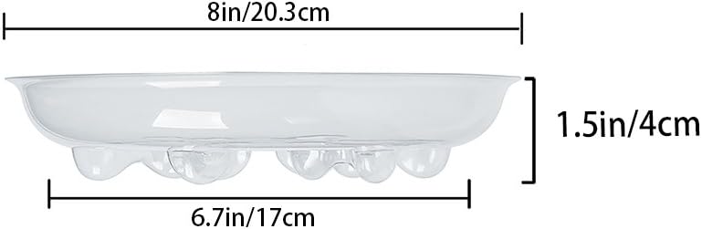 Idyllize Store 15 Pack Assorted Sizes 6 8 10 Inch Clear Thick Plastic Heavy Duty Sturdy Plant Saucer Drip Trays for pots, 5 Pieces of Each Size (Assorted Sizes 6'', 8'', 10'') - Image 3