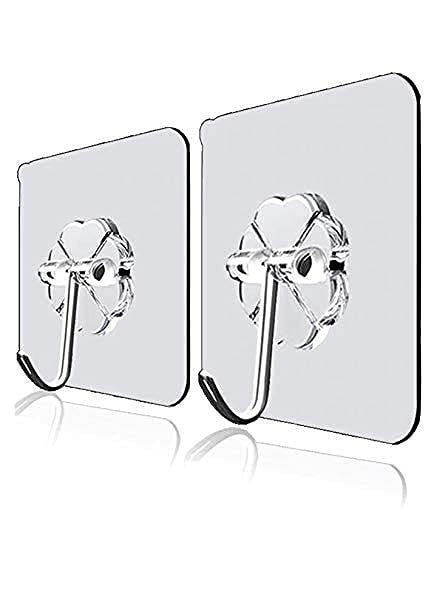 Generic Radhika Creation Wall Hook Door Hook Heavy Duty Sticky Hooks for Hanging Robe Pack of 10  - Image 5
