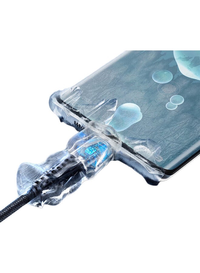 Kovol Upgraded Core 3-In-1 5A Fast Charging 88W Data Cable For Huawei Xiaomi Type-C Android Phones Charging Cable For Apple 14/Oppo/Iphone One-To-Three - Image 1