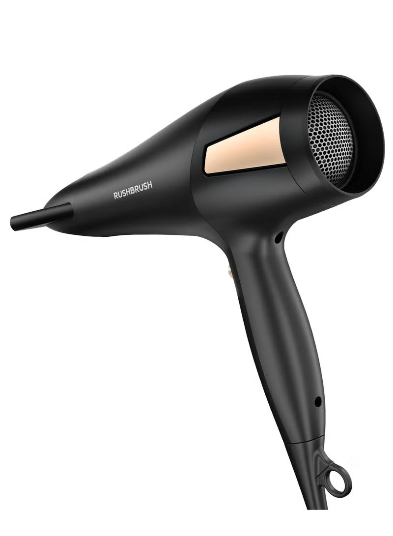 راش براش مجفف شعر D2 برو، 2500 وات، 3 مستويات حرارة - اسود - Image 3