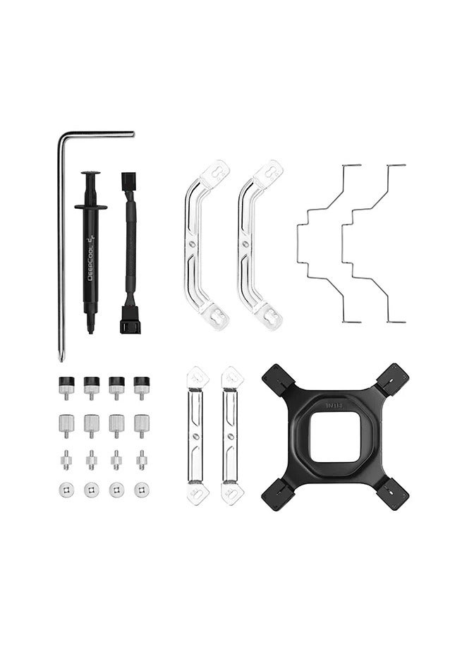 DEEPCOOL AK500 High-Performance CPU Cooler – Single-Tower Design with Large Heatsink, 5 Advanced Heat Pipes & 120mm FDB Fan for Maximum Cooling Efficiency - Image 4
