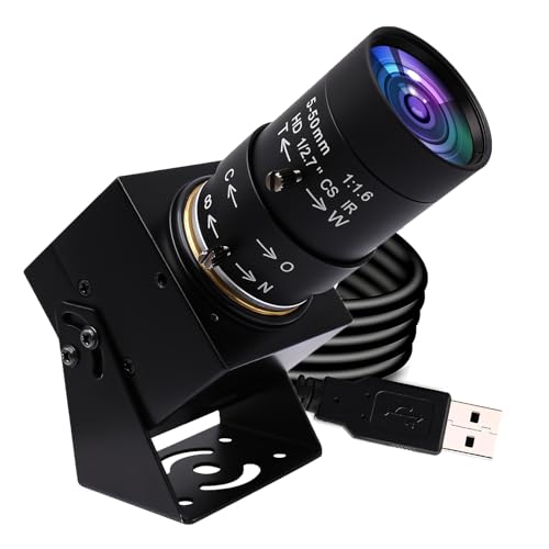 SVPRO 1080P USB Webcam with Telephoto 5-50mm Lens, Full HD Computer Camera 100fps/60fps/30fps for Windows/Mac/Linux/Android - Image 1