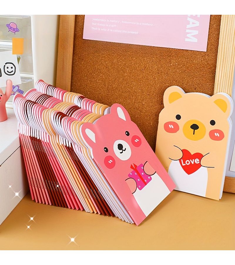 Set Of 4 Animal Themed Pocket Notebooks Mini Notepads Softcover Creative Gift - Image 4