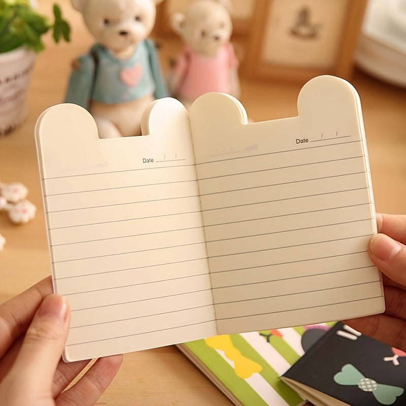 Set Of 4 Animal Themed Pocket Notebooks Mini Notepads Softcover Creative Gift - Image 5