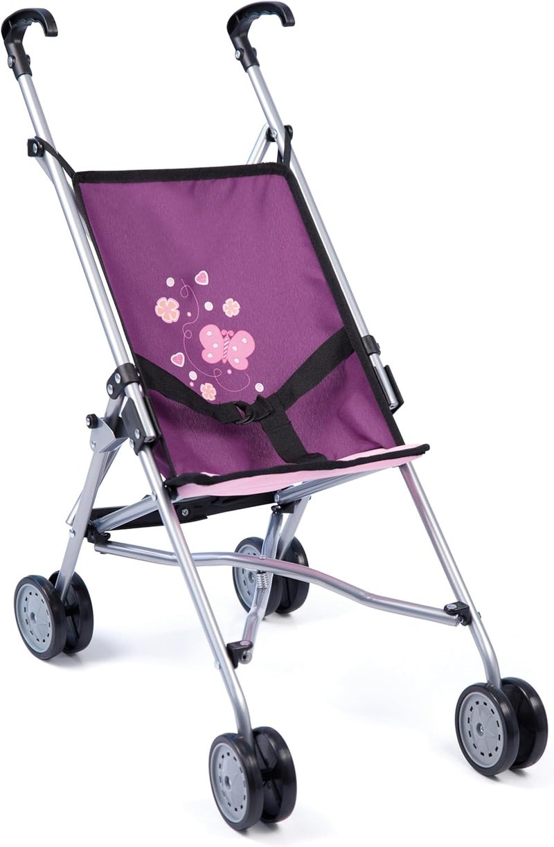 Bayer Design Dolls pushchair, Buggy, Umbrella Stroller, Pram for Toddler, Foldable, Double Wheel - Image 1