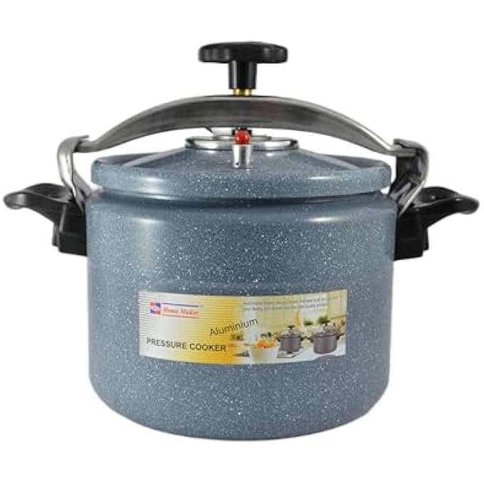 هوم ميكر قدر ضغط مطلي بالسيراميك مع قاعدة حثية سعة 12 لترًا، لون رمادي - Image 3