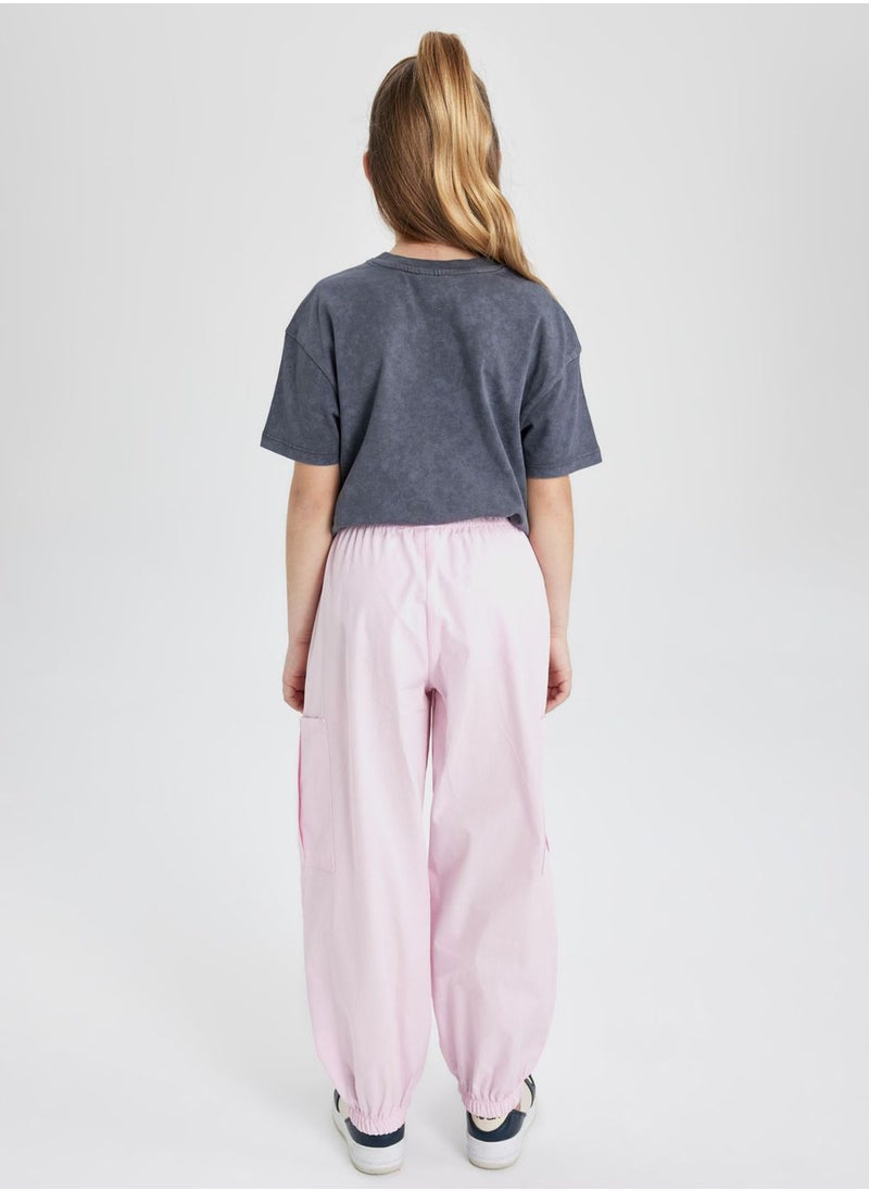 DeFacto Girl Parachute Cargo Cotton Trousers  - Image 2